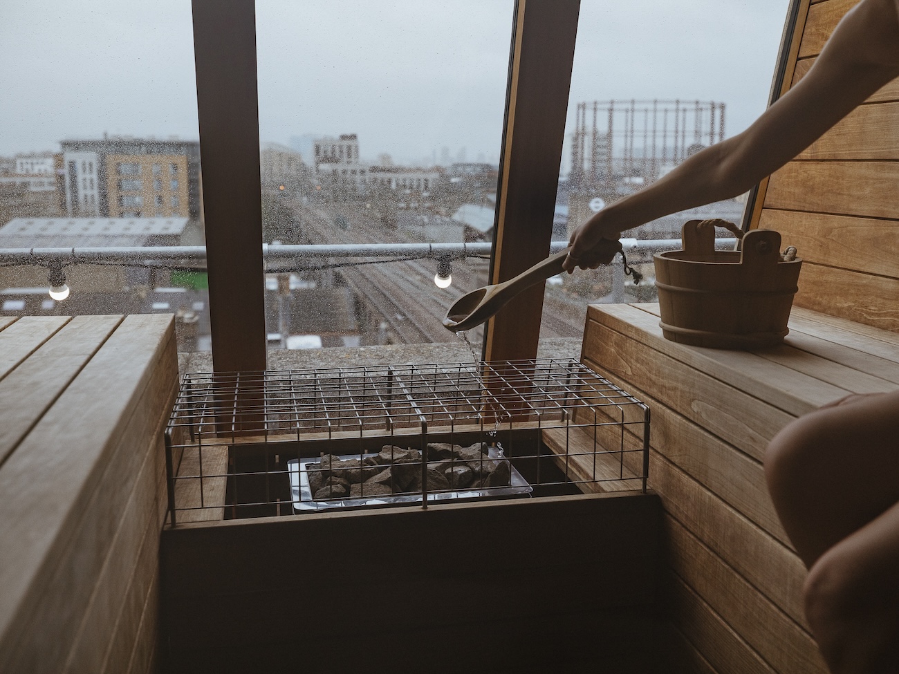 Sauna in temperatures up to 90°